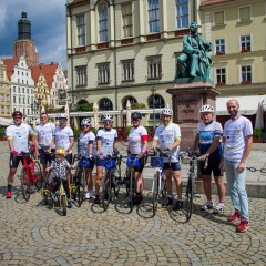 Przed startem z wrocławskiego Rynku